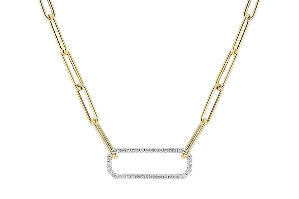 A273-73355: NECKLACE .50 TW (17 INCHES)