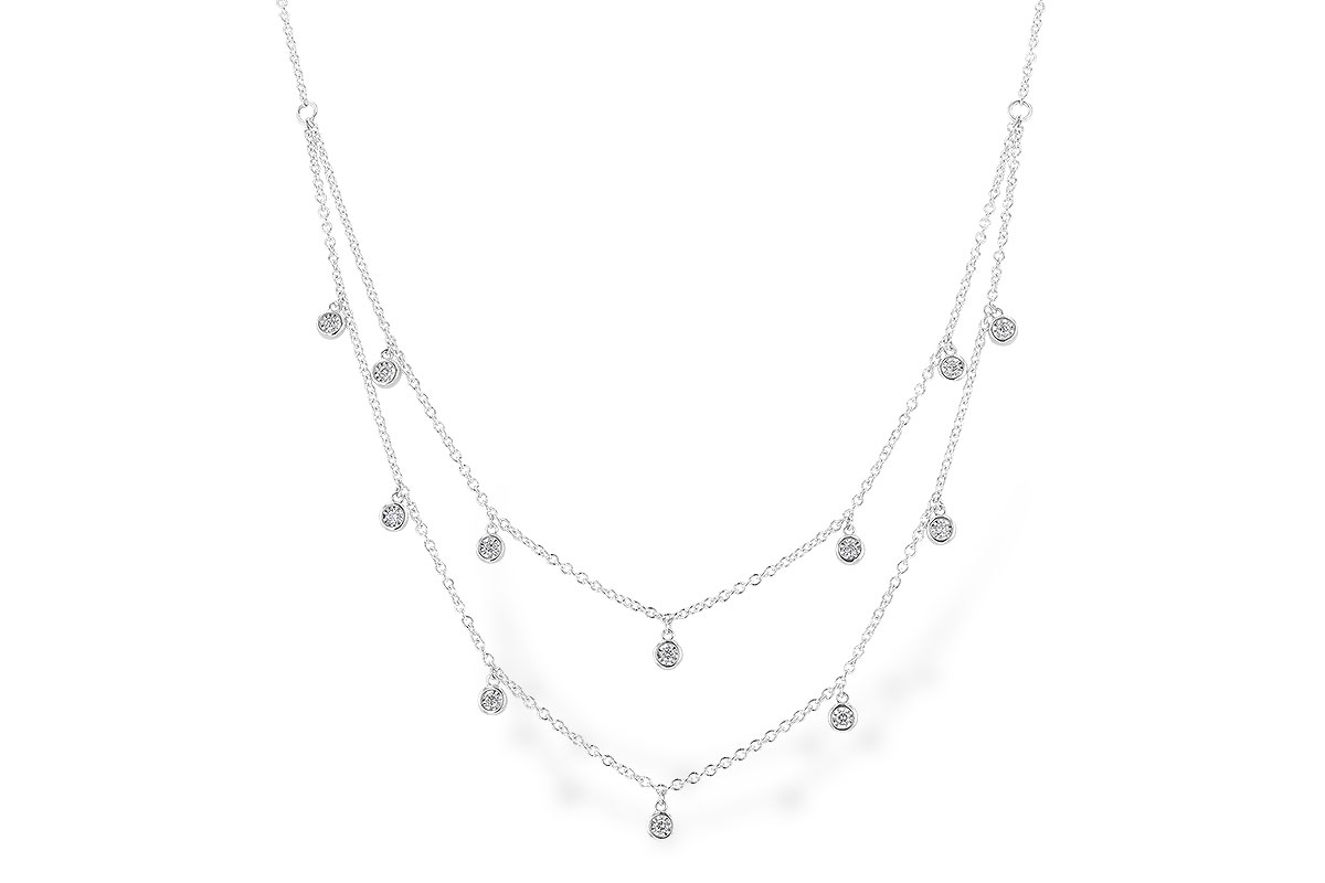 A273-74255: NECKLACE .22 TW (18 INCHES)