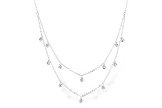 A273-74255: NECKLACE .22 TW (18 INCHES)
