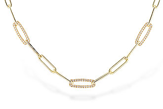 E273-73355: NECKLACE .75 TW (17 INCHES)