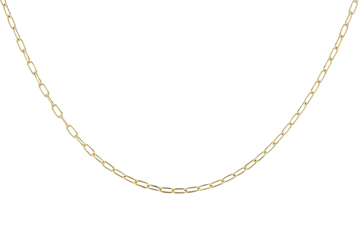 G273-78791: PAPERCLIP SM (24IN, 2.40MM, 14KT, LOBSTER CLASP)