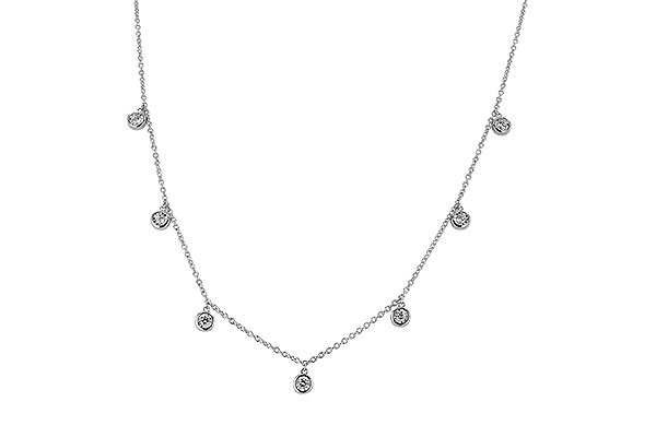 G273-80582: NECKLACE .32 TW (18")