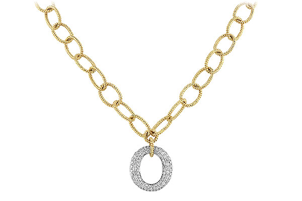 L190-10572: NECKLACE 1.02 TW (17 INCHES)