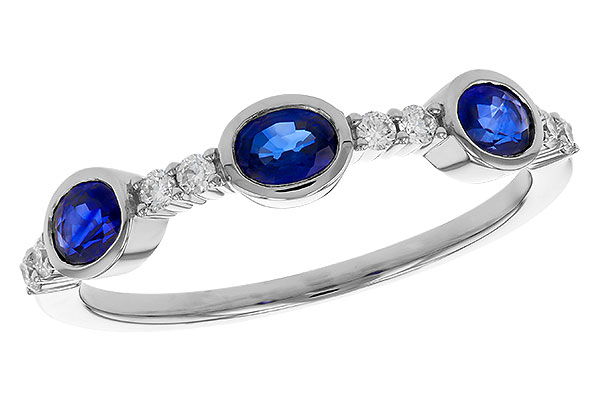 A274-72364: LDS WED RG .72 TW SAPP .84 TGW