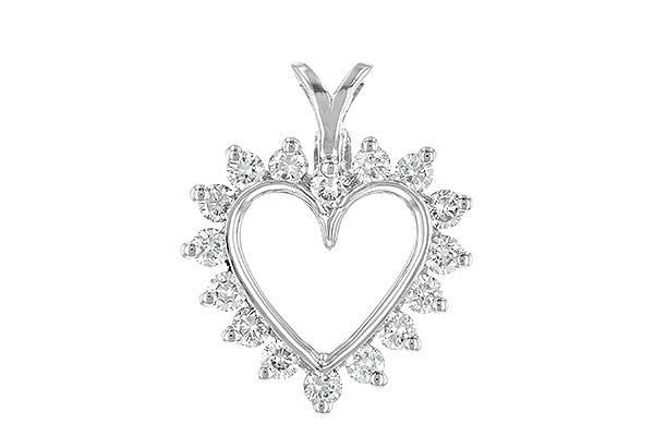 B006-48809: HEART PENDANT .45 TW