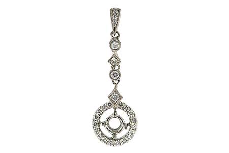 B006-49646: SEMI PENDANT .27 TW