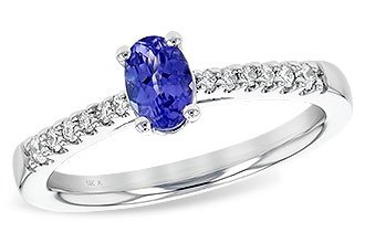 B190-16909: LDS RG .47 TANZANITE .62 TGW