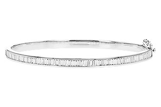 B273-74255: BANGLE 1.02 TW BAGUETTE DIAMONDS