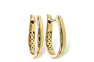 C274-69700: GOLD EARRINGS (15MM)