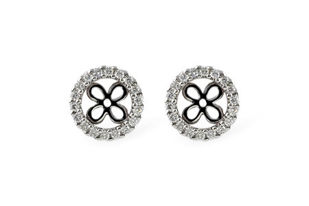 D187-40564: EARRING JACKETS .30 TW (FOR 1.50-2.00 CT TW STUDS)