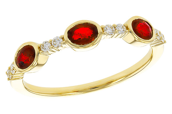 D274-72364: LDS WED RG .66 TW RUBY .78 TGW