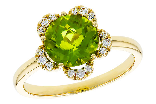 D274-72373: LDS RG 2.16 PERIDOT 2.28 TGW (8MM RD)