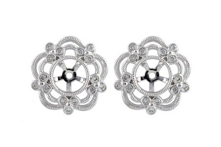 E185-58809: EARRING JACKETS .16 TW (FOR 0.75-1.50 CT TW STUDS)
