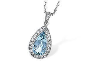 F005-63345: NECKLACE 2.20 AQUA 2.55 TGW