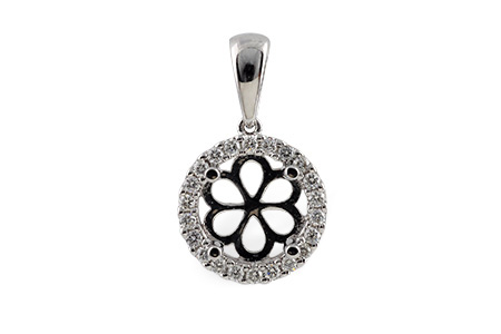 F186-50545: SEMI PENDANT .16 TW