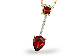 F274-66009: NECKLACE 2.15 GARNET 2.20 TGW