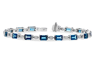 G272-84218: BRACELET 7.90 LONDON BLUE TOPAZ 8.13 TGW