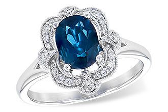 H272-88754: LDS RG 1.35 LONDON BLUE TOPAZ 1.50 TGW