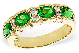 K274-71518: LDS WED RG 1.20 EMERALD 1.38 TGW (5x4MM EMER)