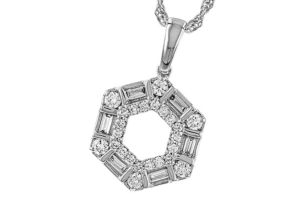 L274-65109: NECKLACE .14 TW BAG .50 TW