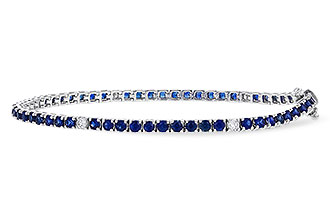 L274-65154: BRACELET 3.27 TW SAPP 3.52 TGW (7")