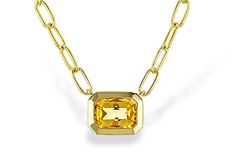 L274-69700: NECKLACE .86 CITRINE (18")