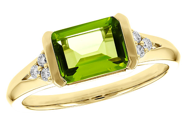 L274-70572: LDS RG 1.52 PERIDOT 1.61 TGW (8X6MM PER)