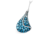 M187-41490: NECK 4.81 BLUE TOPAZ 4.94 TGW