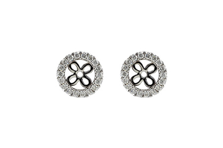 E187-40555: EARRING JACKETS .24 TW (FOR 0.75-1.00 CT TW STUDS)